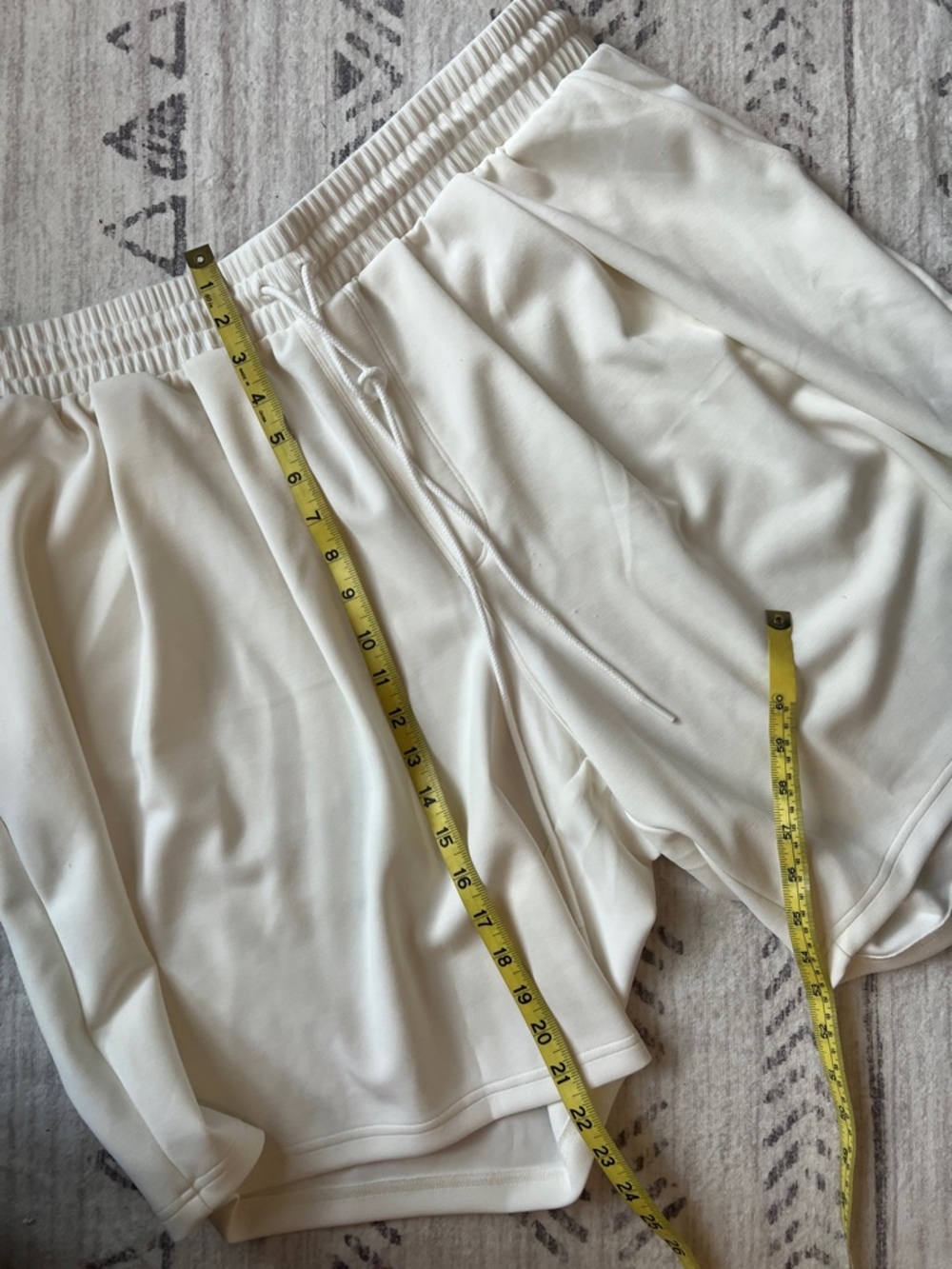 Good American Cream Utility Jacket and Shorts Set - Picture 12 of 13